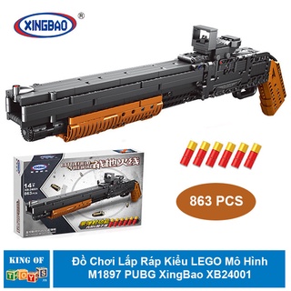 Đồ Chơi Lắp Ráp Mô Hình M1897 PUBG XingBao XB-24001 Với 863 Mảnh Ghép