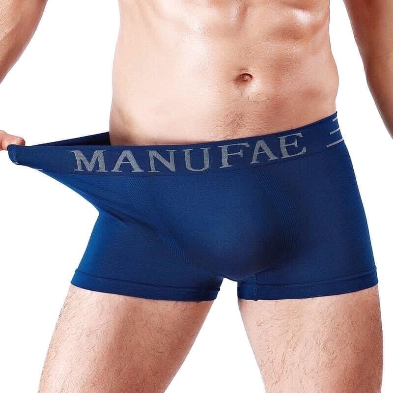 Quần lót boxer, quần lót đùi nam cotton dệt kim Munafie (Được chọn màu)