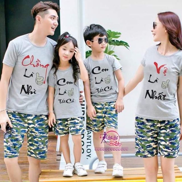 Mẫu áo mới nhất cho gia đình