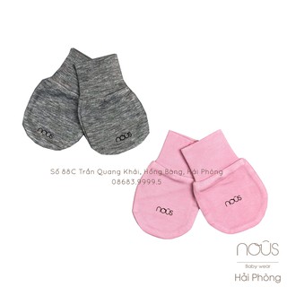 Set 2 đôi bao tay ghi hồng nous