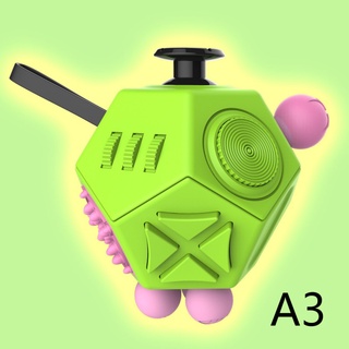 fidget pad figet cube Spot FT02 decompression Rubik's Cube second generation 12-side decompression Rubik's Cube second generation Fidget bubble music decompression toy set
