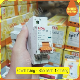Lioa mcb 1 pha 100a, cb tép 1 pha cầu dao bảo vệ an toàn chính hãng 100%