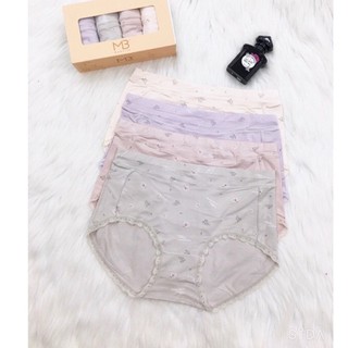 Quần lót nữ cotton lưng cao khử khuẩn chống kích ứng 50-65kg