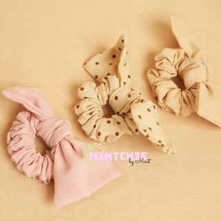 Đồ cột tóc - Scrunchies - Nơ nhiều màu