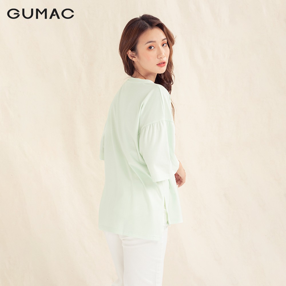 [Mã WABRGU100 giảm 15% đơn 249K tối đa 100k] Áo thun nữ tay phồng ATA1087 GUMAC | BigBuy360 - bigbuy360.vn