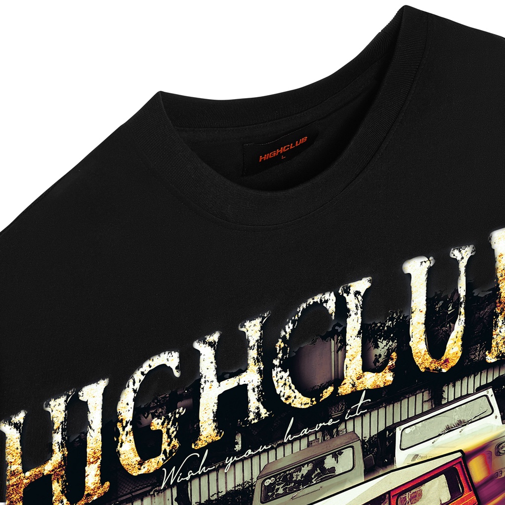 Áo thun HighClub La Dalat Black/White | BigBuy360 - bigbuy360.vn