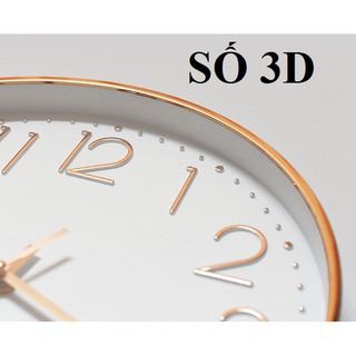 {XA} Đồng hồ treo tương cao cấp chính hãng quatz mạ vàng sang trọng đẳng cấp  - bảo hành 1 năm.