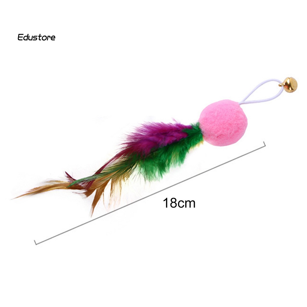 Đồ Chơi Cần Câu Gắn Lông Vũ Thay Thế Cho Mèo Cưng