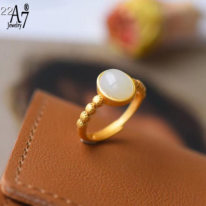 Nhẫn Bạc 925 Đính Đá Ngọc Bích Kiểu Dáng Đơn Giản Thời Trang