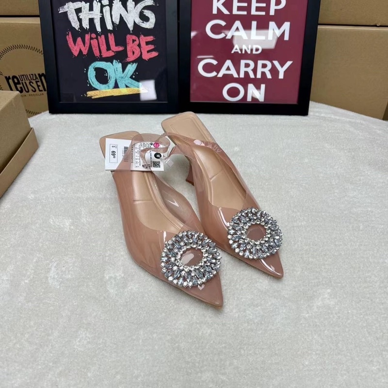 Giày Cao gót đính đá Za