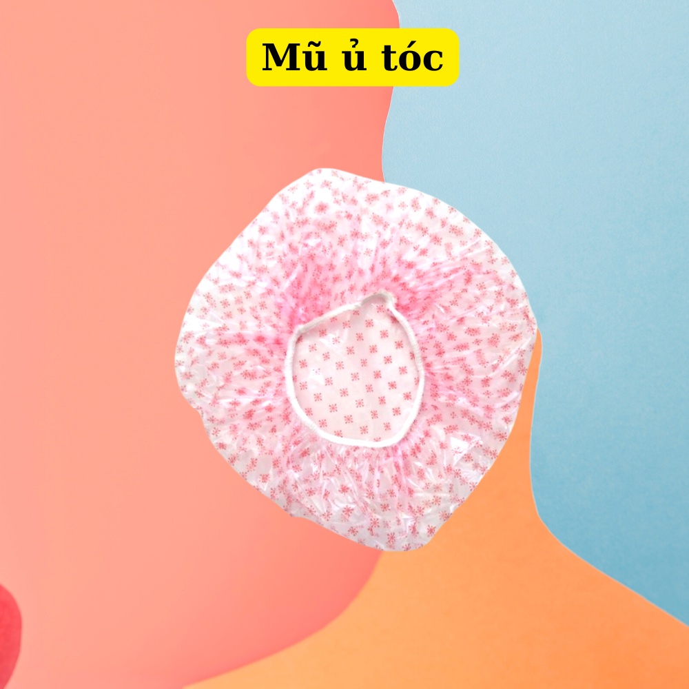 Dụng cụ nhuộm tóc , tẩy tóc , Chén , lượt , mũ trùm, bao tay niong.