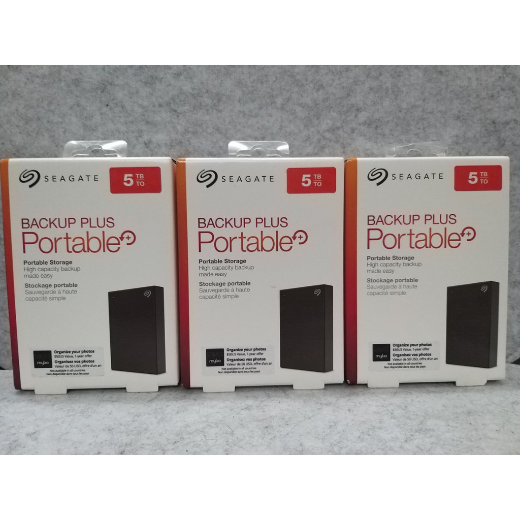 Ổ cứng di động 5Tb Đến 1Tb Seagate Backup Plus Usb 3.0 Tặng túi đựng | BigBuy360 - bigbuy360.vn