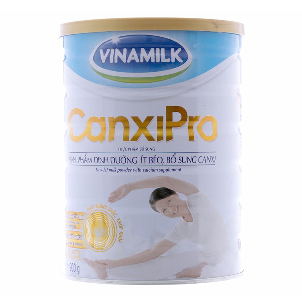 (SP Chính Hãng) Sữa Bột Vinamilk Canxi Pro Hộp 900g (Giúp xương chắc, khớp khỏe)