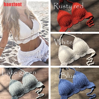 Áo Croptop Len Móc Quyến Rũ Cho Nữ