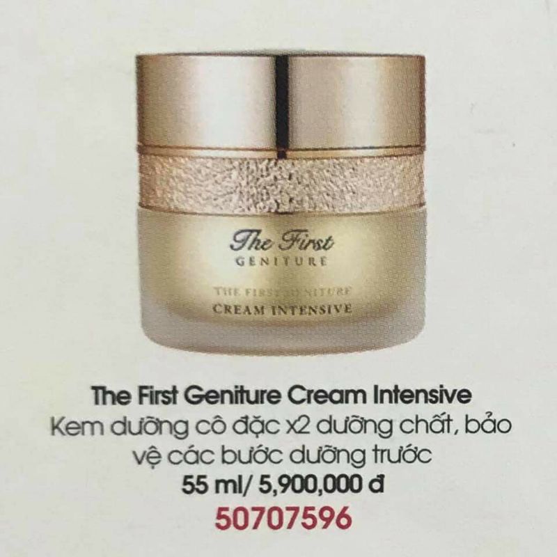 Gói kem dưỡng tái sinh Ohui The First Geniture Cream Intensive