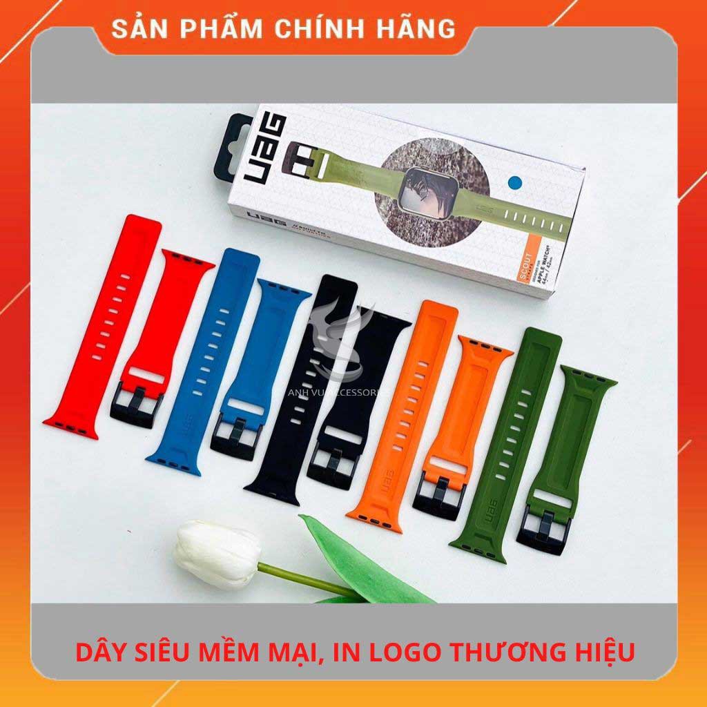 [Chính hãng - Đã có XANH NAVY] Dây đeo cao su UAG cho Đồng hồ thông minh siêu mềm mại