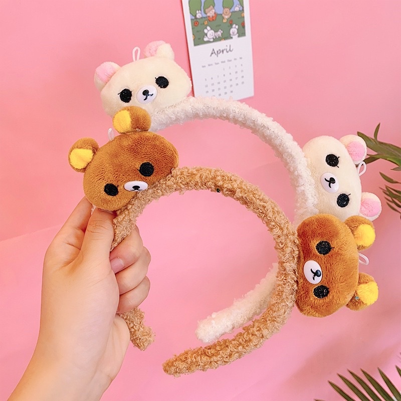 Băng đô cài tóc 2 chú gấu bear xinh xinh