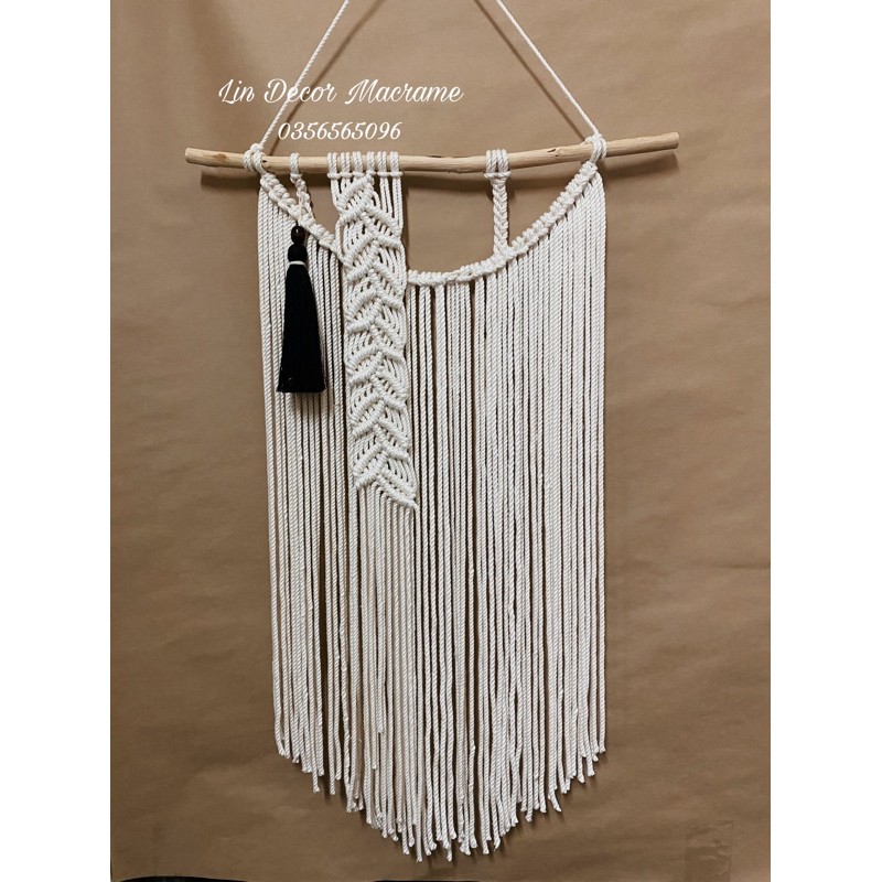 Macrame trang trí nhà phong cách vintage LT23