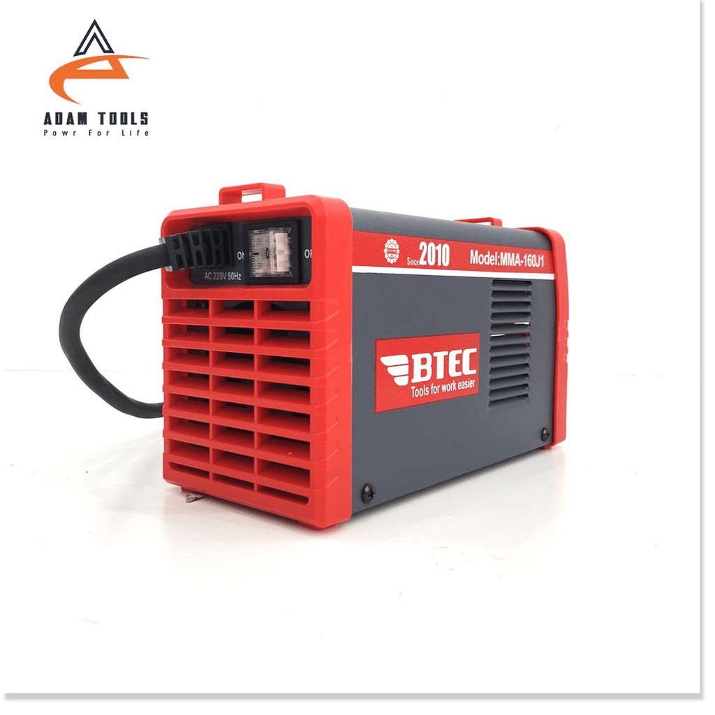 Máy Hàn mini inverter BTEC MMA-160J1 2 tụ 470 kéo que 2.5ly liên tục máy vẫn mát bảo hành 12 tháng trên toàn quốc