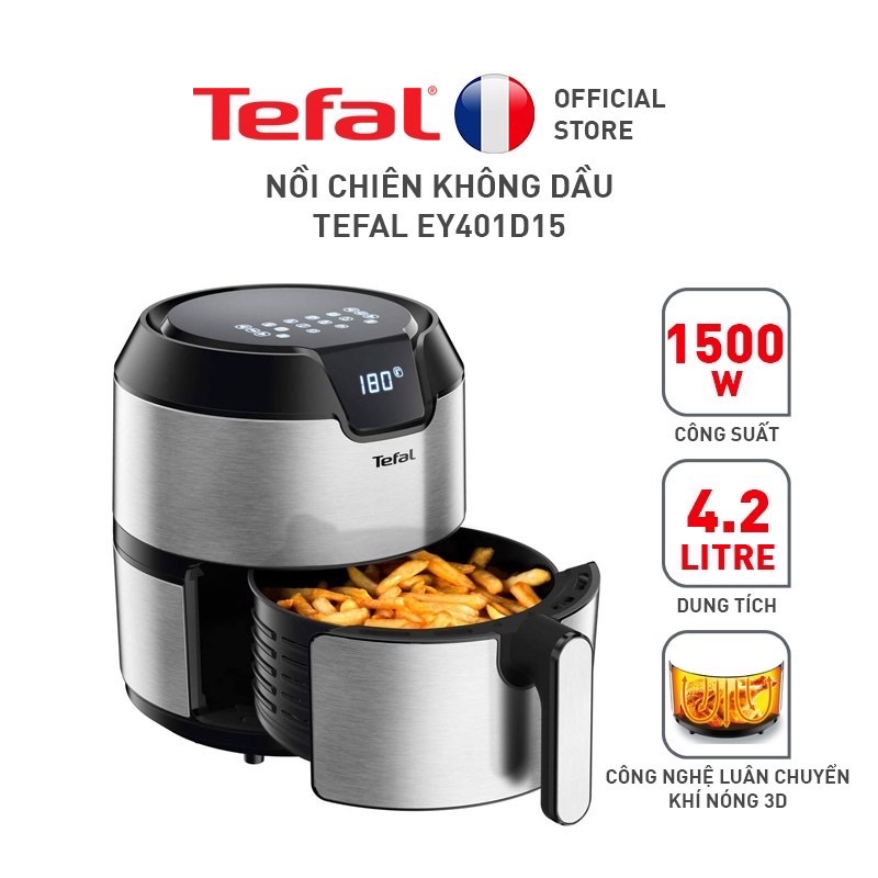 Nồi chiên không dầu Tefal EY401D15, 4.2 lít