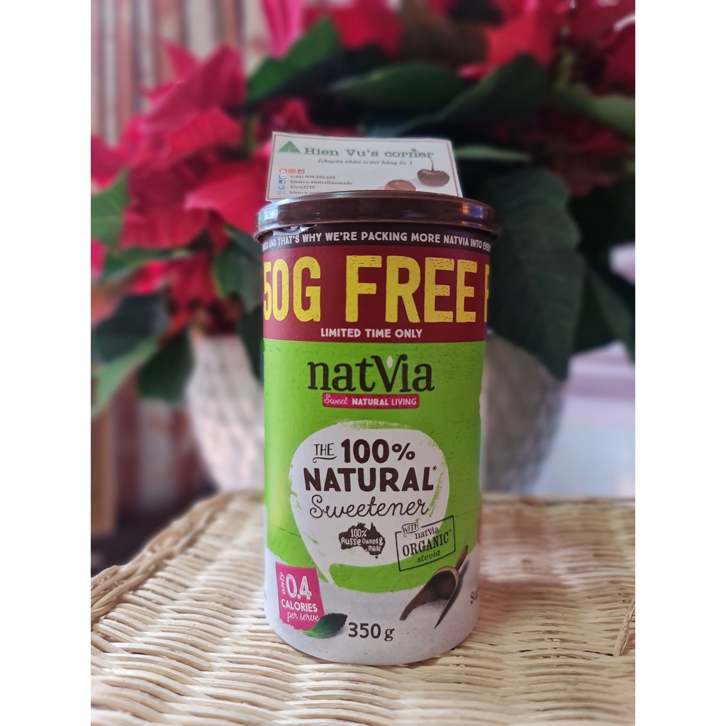 ĐƯỜNG CỎ NGỌT HỮU CƠ STEVIA - ÚC - quà biếu/ quà tặng lễ tết/ quà sức khỏe ( dành cho người tiểu đường/ăn kiêng) | BigBuy360 - bigbuy360.vn