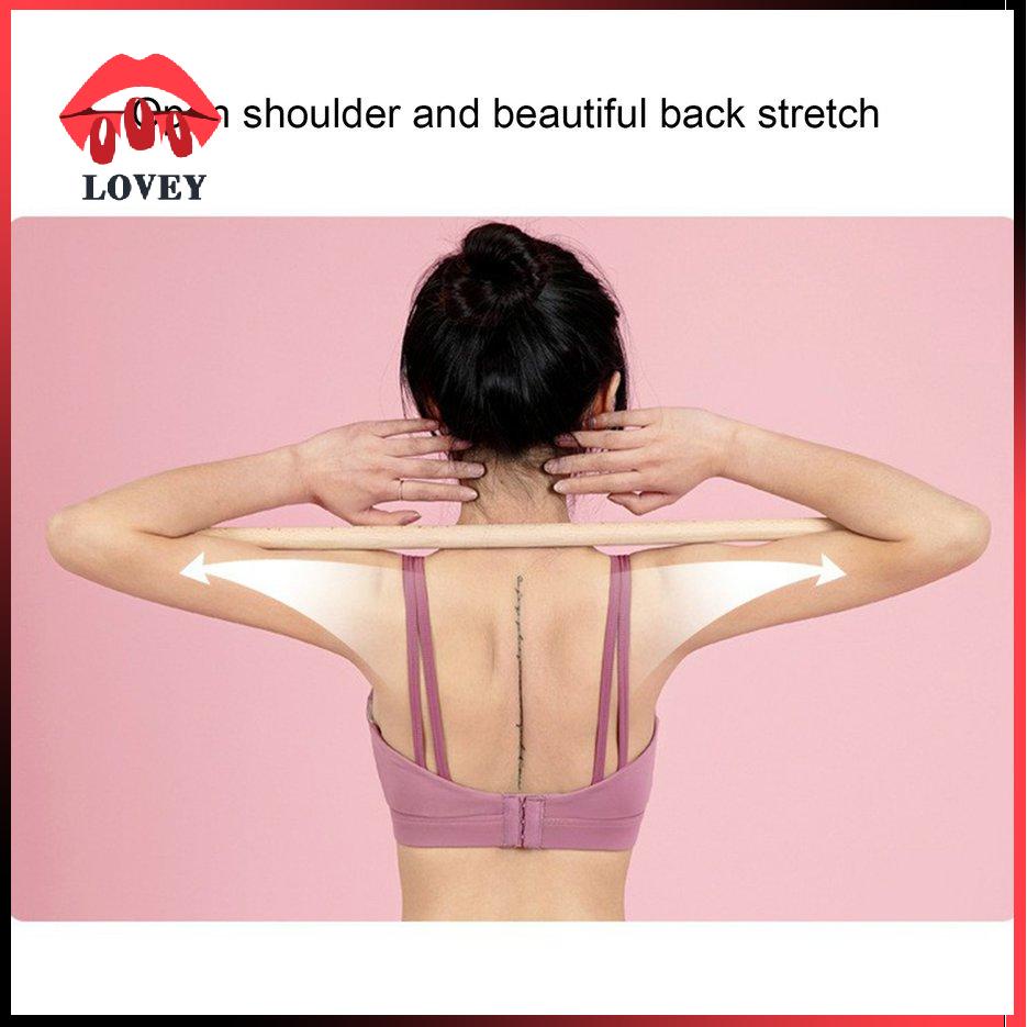 Gậy gỗ tập yoga điều chỉnh tư thế lưng vai chéo