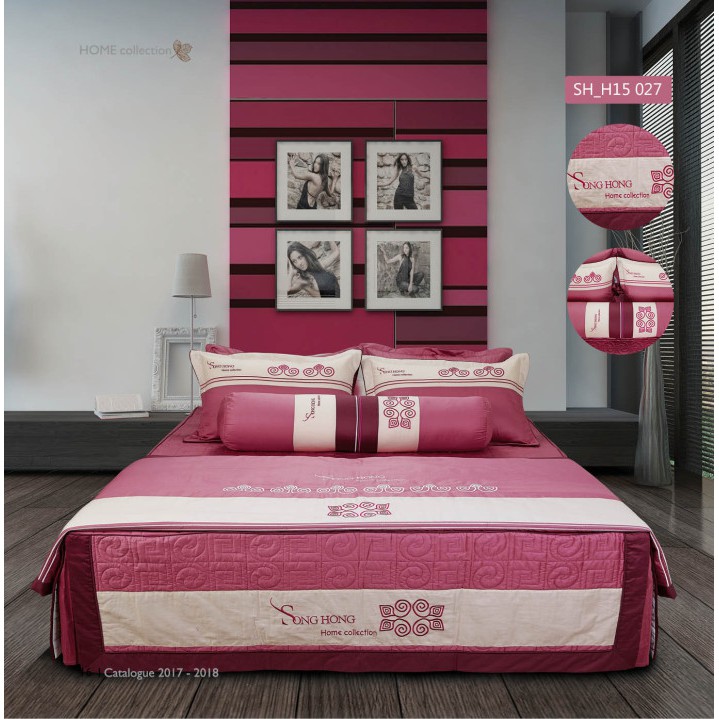 BỘ CHĂN GA GỐI SH_H15 027 Rèm 1.6x2m