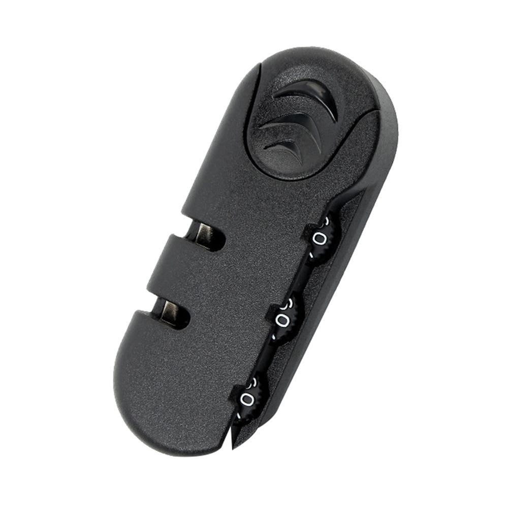 Ổ khóa mật khẩu màu đen 3 chữ số cố định chuyên dùng cho túi xách / vali