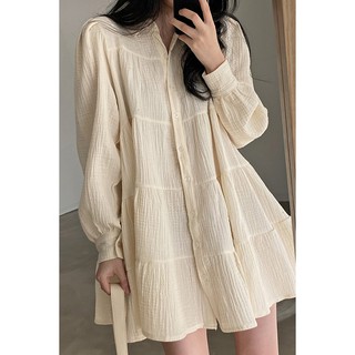 (HÀNG ORD ) Váy babydoll dáng rộng, phong các Hàn Quốc dể phối đồ
