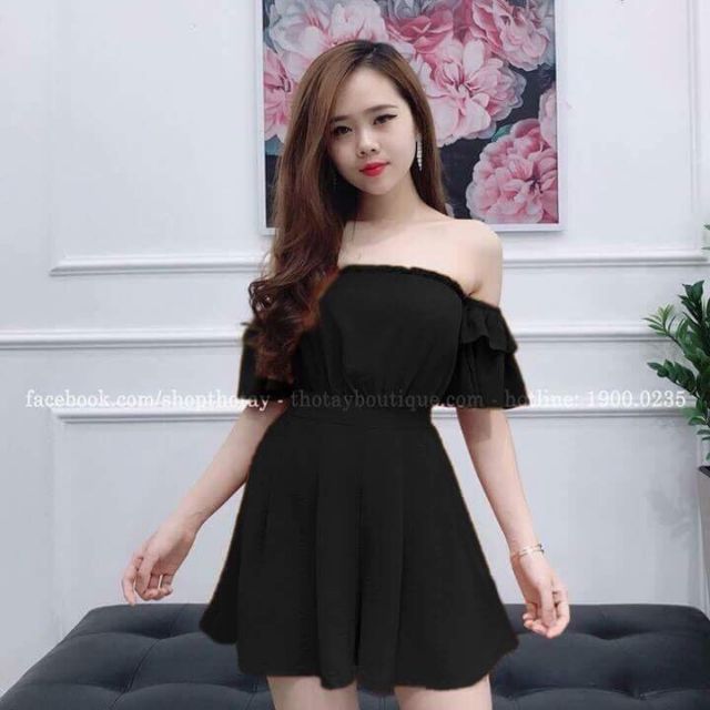 Đầm trễ vai