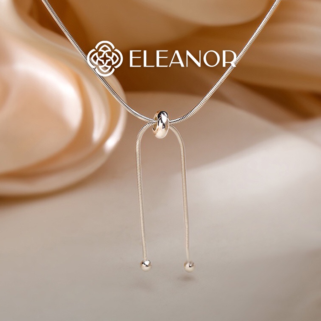 Dây chuyền nữ Eleanor Accessories titan đính đá cao cấp phụ kiện trang sức thời trang Hàn Quốc