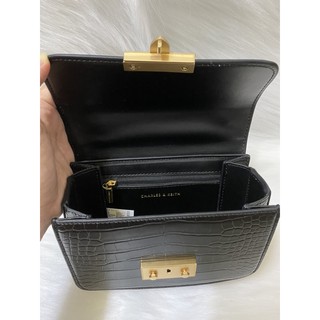 Túi xách CNK đeo chéo Textured Boxy Chain ( Hàng Auth tuồn - Full tag + túi hãng)