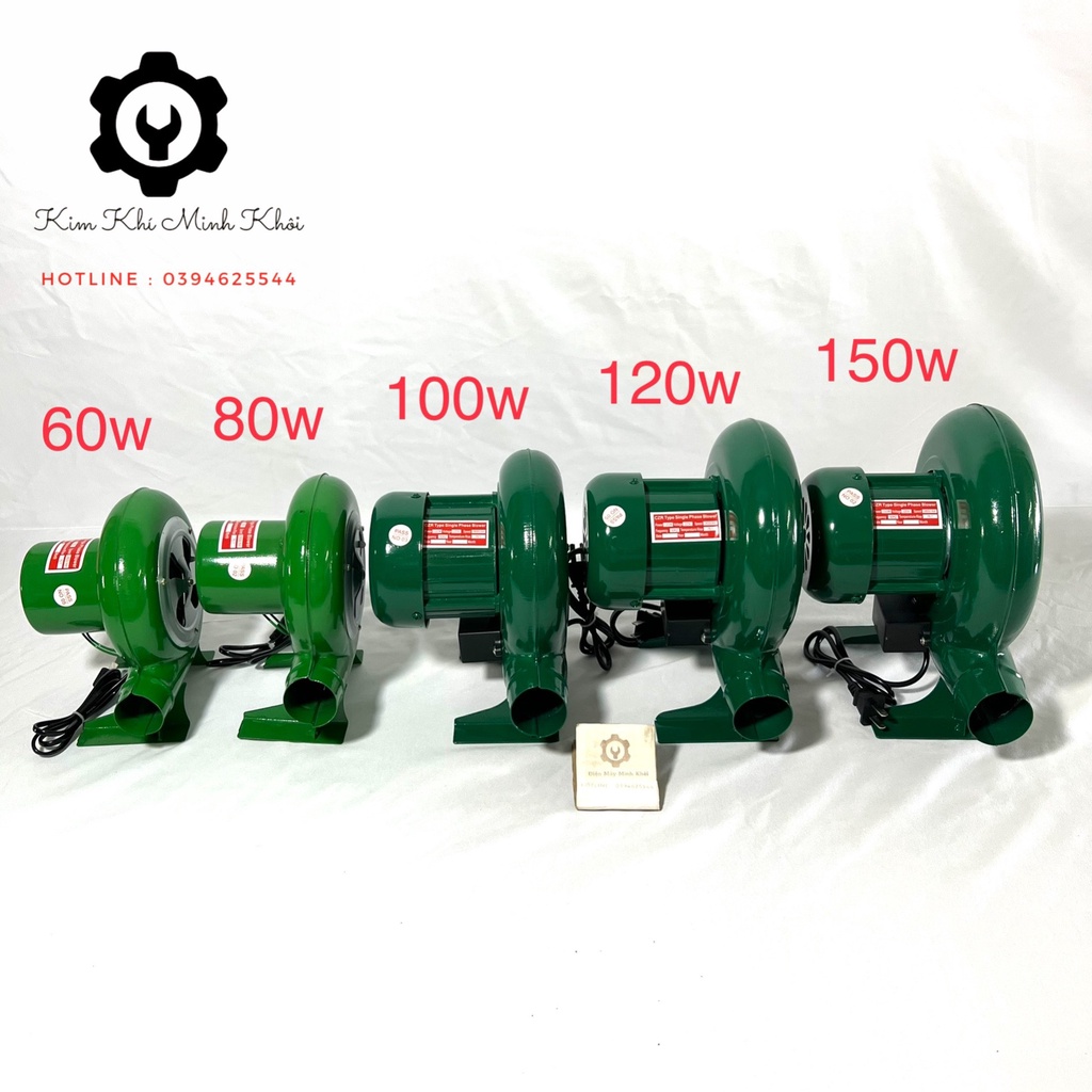 Quạt thổi bếp than bằng mô tơ 150W công nghiệp, Bễ thổi lò, dụng cụ khò bếp nướng thịt, bễ thổi lửa