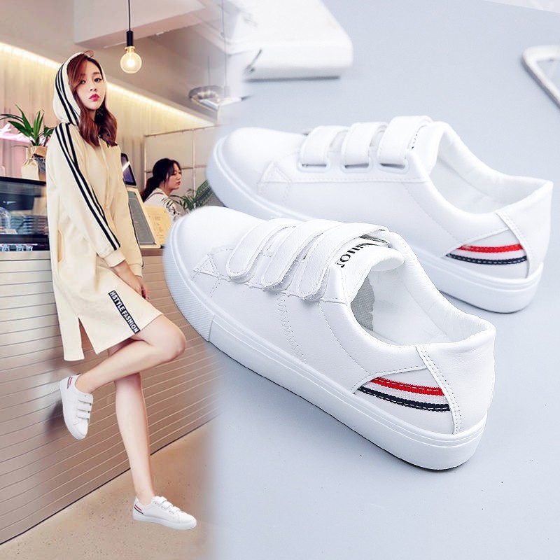 Giày Thể Thao Phối Khóa Dán Thời Trang Hàn Quốc 2019 | BigBuy360 - bigbuy360.vn