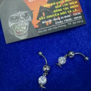 Khuyên rốn inox