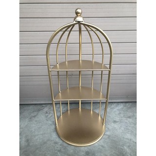 Kệ để mỹ phẩm, nuớc hoa, bánh kẹo hình lồng chim độc đáo 1