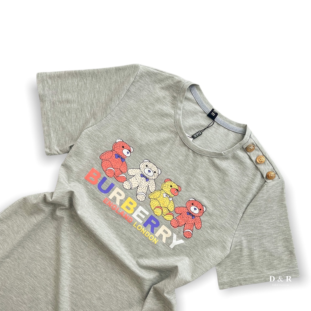 Đầm thun suông bigsize đuôi cá họa tiết BBR Quảng Châu cao cấp D&R Fashion D015