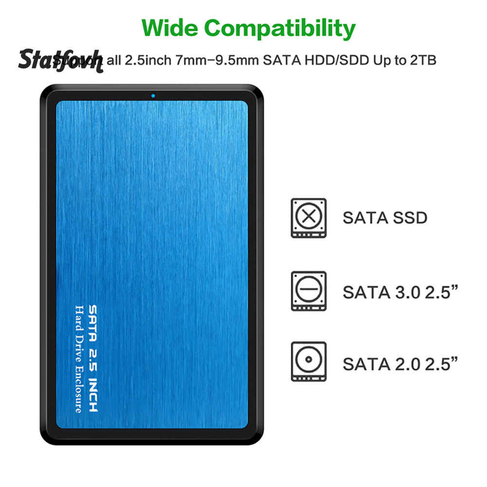 Ổ Cứng Ssd Usb 3.0 Sata 2.5 Inch Bằng Hợp Kim Kẽm Ốp | BigBuy360 - bigbuy360.vn