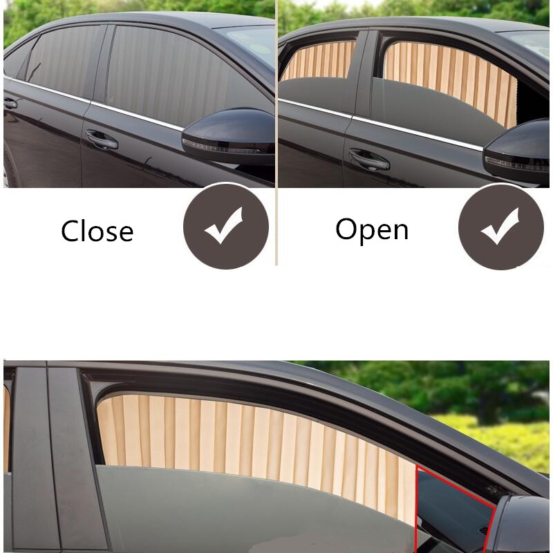 Bộ 4 Tấm Che Nắng Từ Tính Chống Tia UV Cho Cửa Sổ Xe Hơi