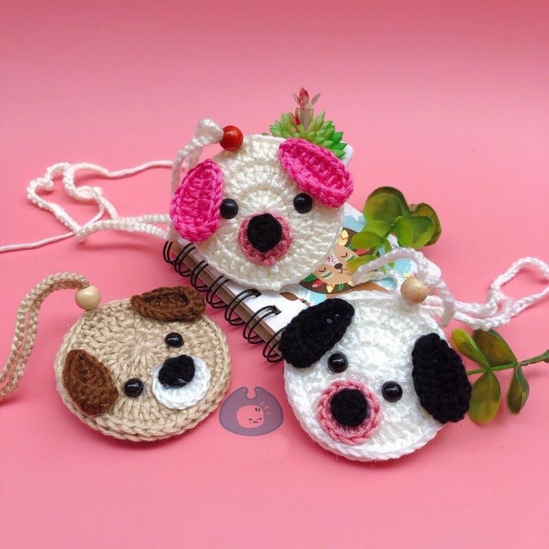 Túi Đựng Tỏi Handmade Bằng Len Móc Xinh Xắn Cho Bé
