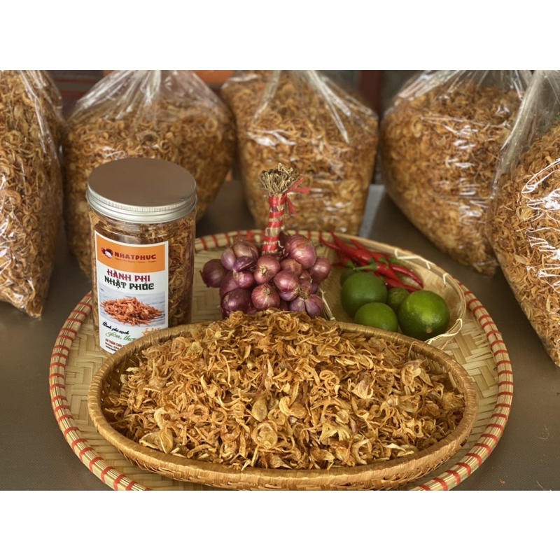 Hành phi sạch NHẬT PHÚC - Thơm, giòn, nguyên chất 100% (100g)