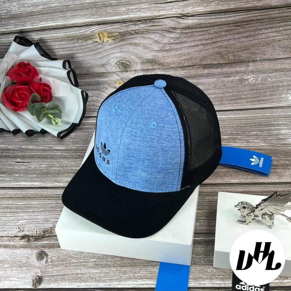 Mũ lưỡi trai ❤️ Nón kết jean add phối lưới thể thao thoáng mát thời trang nam nữ cao cấp