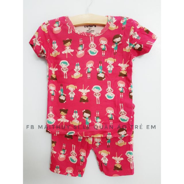 Set bộ ngắn carter bé gái