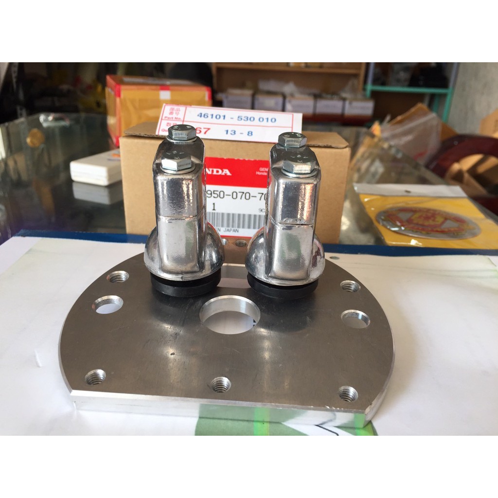 Pát tròn  + gù  độ chế cho cub gắn ghiđông trần