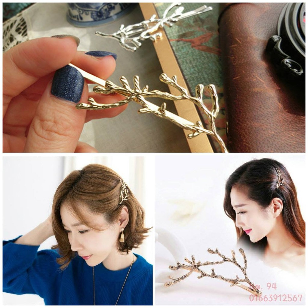 Kẹp tóc - Ghim tóc nhánh cây