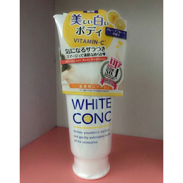 Tẩy da chết body white conc