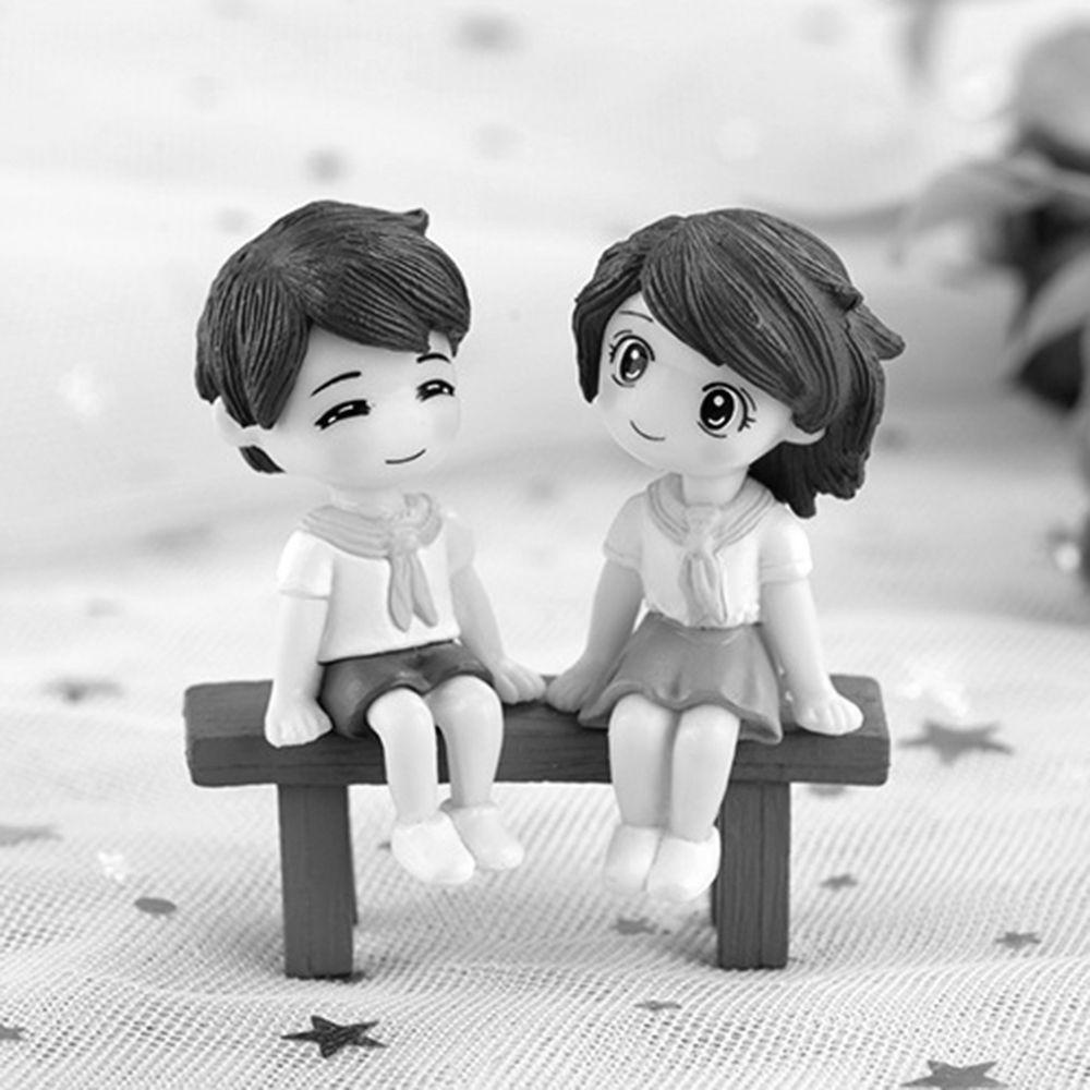 Mô Hình Cặp Đôi Ông Già Hoạt Hình Thu Nhỏ Trang Trí Tiểu Cảnh