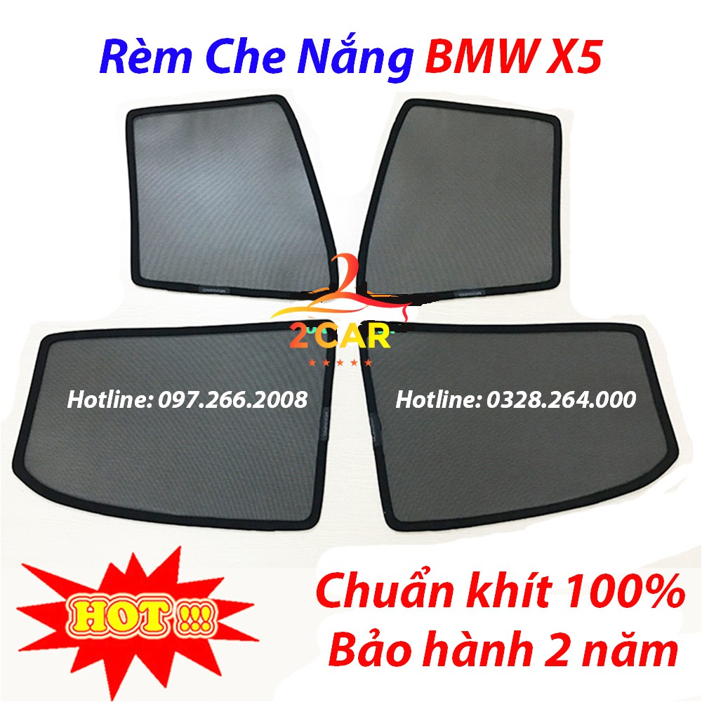 Rèm che nắng BMW X5 2012, Rèm loại 1 cao cấp