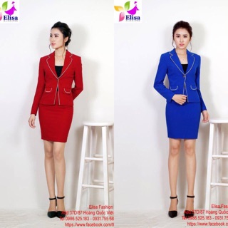 Bán sỉ set áo vest chân váy sv01