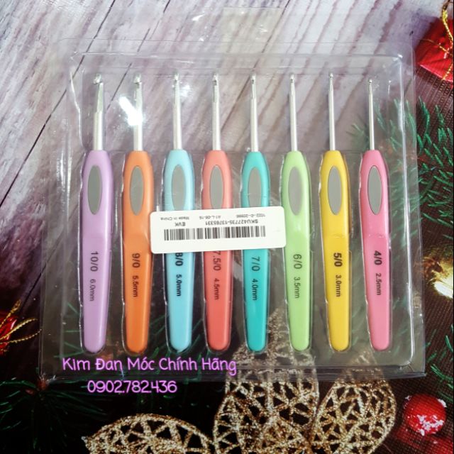 Bộ kim móc Colourful 8 cây
